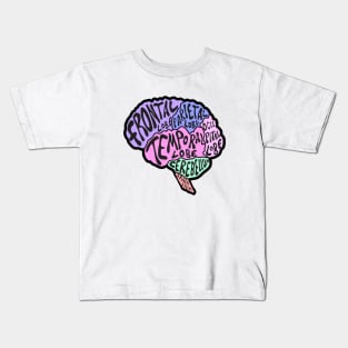 Anatomical brain Kids T-Shirt